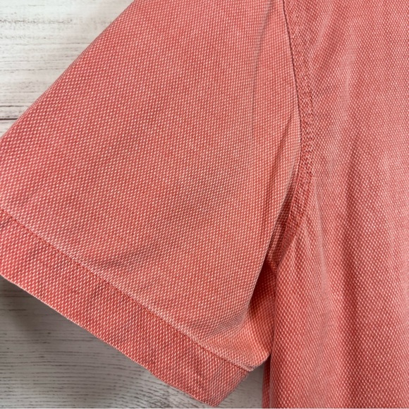 Nat Nast Mens Short Sleeve Red Button Down Shirt Size L Silk Cotton - Picture 6 of 11